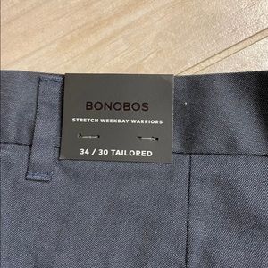 NWT Bonobos Weekday Warrior Pants- Tailored fit